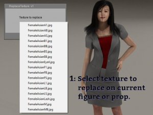 ReplaceTexture: Poser 10+